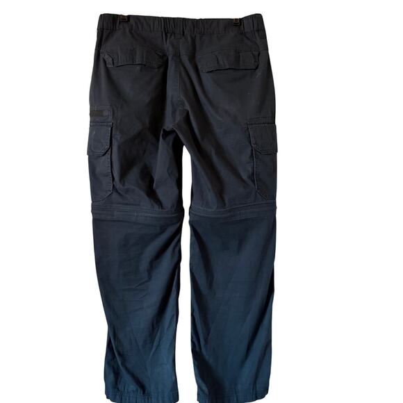 The BC Clothing Co Convertible hiking pants Men’s Medium x 30 in Navy Inseam 28” - Picture 3 of 9